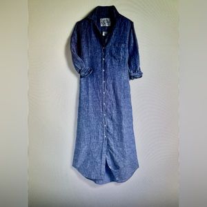 Rory Linen Dress by Frank and Eileen. XS